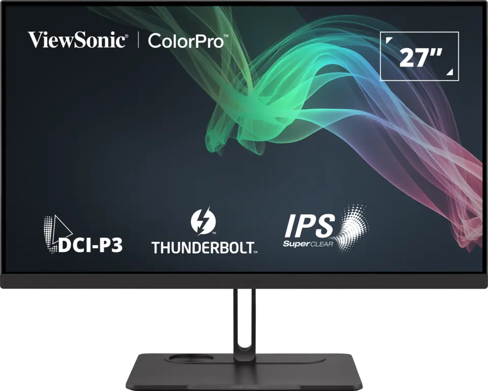 Viewsonic VP2776T-4K 27" IPS 4K/3840x2160@60Hz/5ms/400cd/2xHDMI/DP/3xUSB/microUSB/USB-C/TB4/RJ45/Repro/Pivot/HAS/VESA