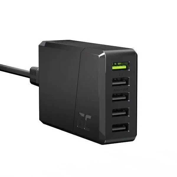 Green Cell Nabíječka 52W GC ChargeSource 5 s Ultra Charge a Smart Charge - 5x USB-A
