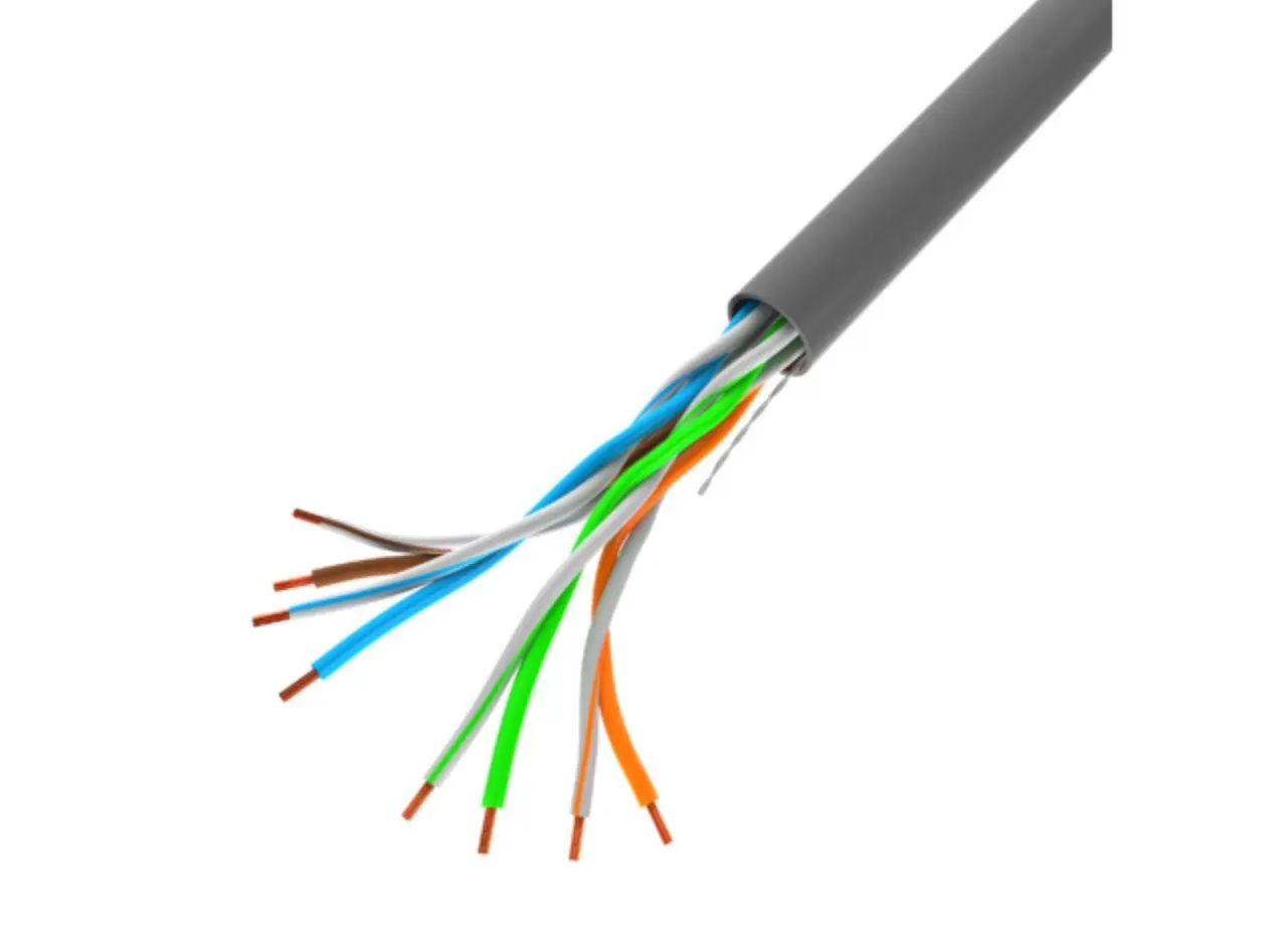 LANBERG LAN KABEL 100MB/S 305M PEVNÝ CCA ŠEDÝ
