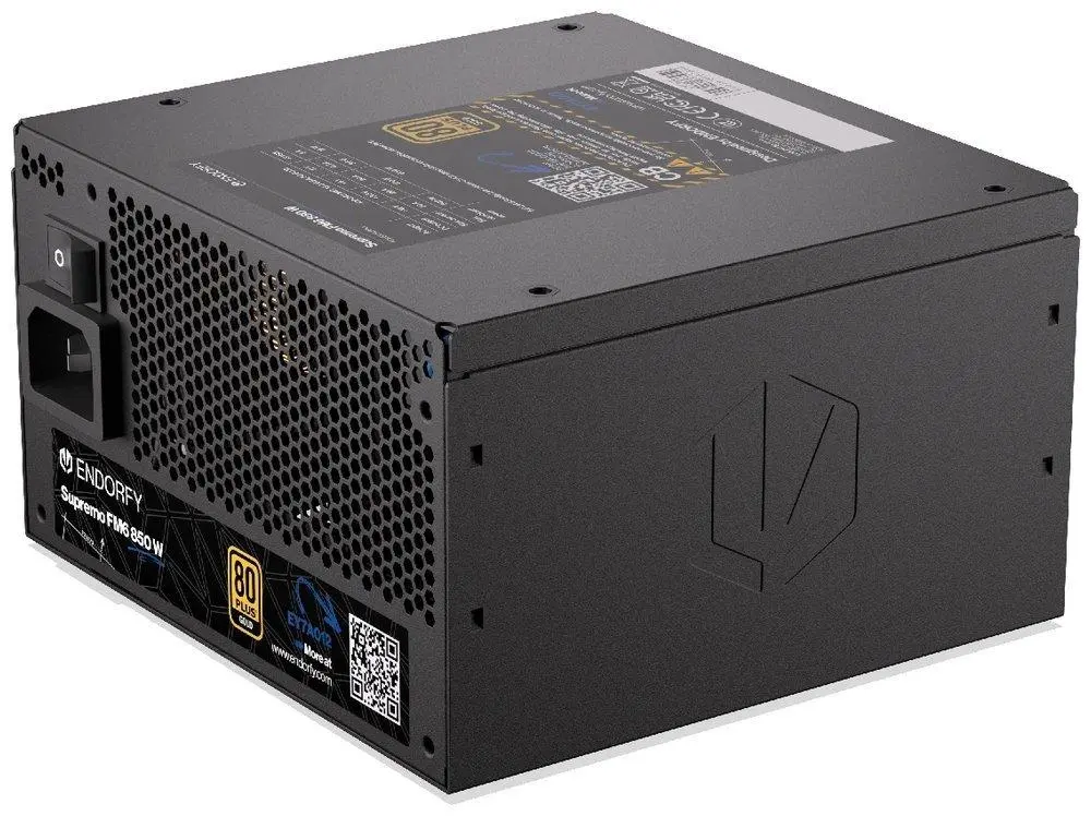 Endorfy Supremo FM6 Gold Zdroj, ATX, 850W, aktivní PFC, 120mm ventilátor, odpojitelné kabely, 80PLUS Gold