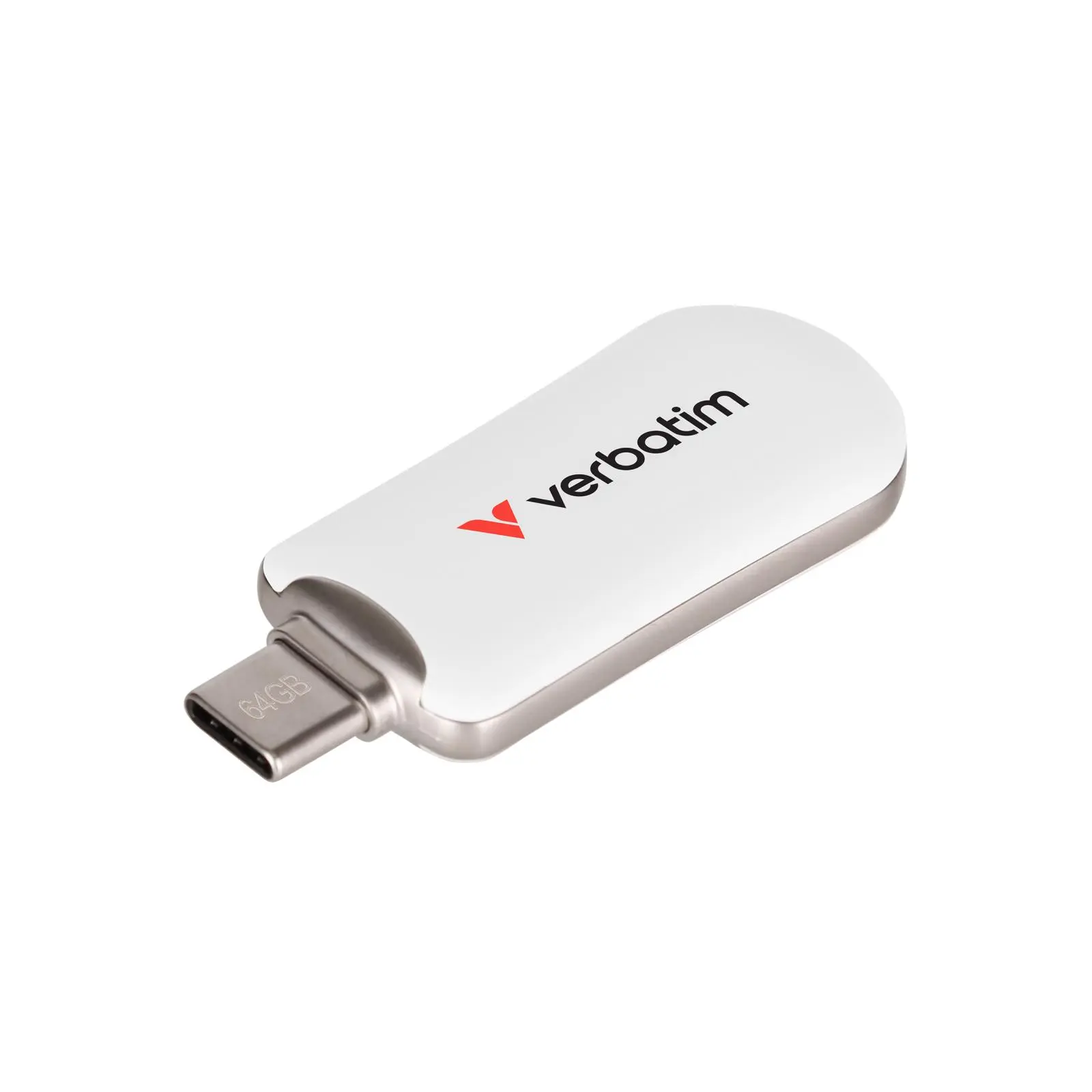 VERBATIM Plectra 64GB USB-C 3.2 Gen 1 bílá