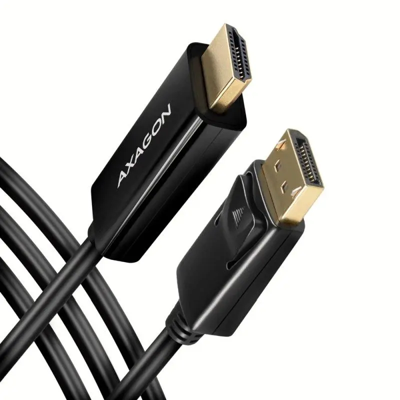 AXAGON RVD-HI20C2, DisplayPort -> HDMI 2.0b redukce / kabel 1.8m, 4K/60Hz