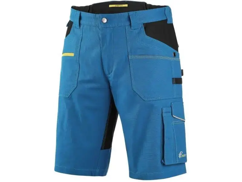 Kraťasy CXS STRETCH, pánské, středně modré-černé, vel. 54