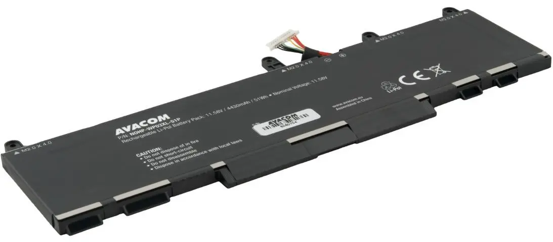 AVACOM náhradní baterie HP EliteBook 830 G9, 840 G10, 1040 G10 Li-Pol 11,58V 4430mAh 51Wh - WP03XL