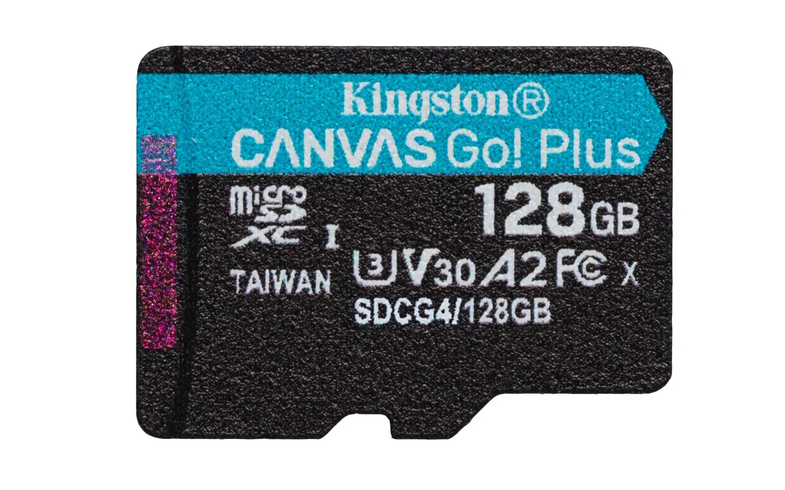 Kingston Canvas Go Plus A2/Micro SDXC/128GB/UHS-I U3 / Class 10 SDCG4/128GBSP