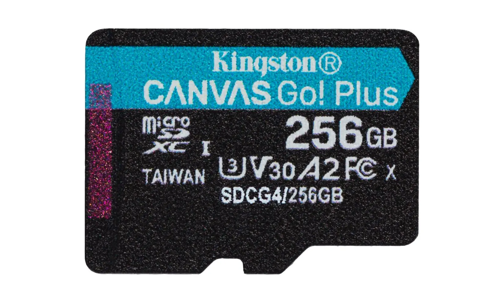 KINGSTON 256GB microSDXC Canvas Go Plus Gen4 200MB/s A2 U3 V30 Card bez adaptéru