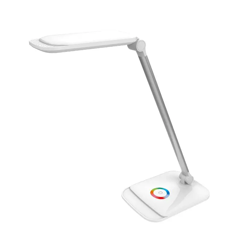 Platinet PDLQ60 stolní LED lampa 18W stmívatelná, dotykové ovládání, USB port, bílá