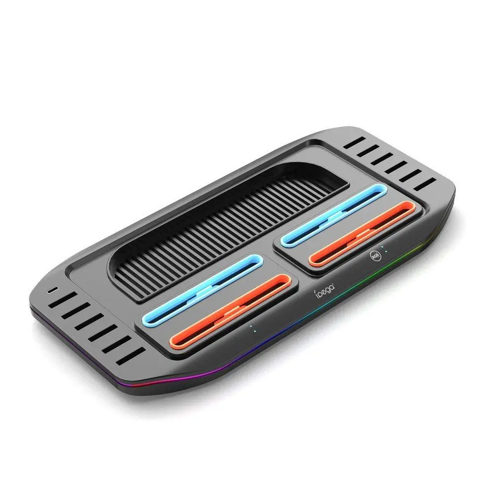 iPega SW2210 Multifunkční Nabíjecí RGB Stojan pro Nintendo Switch 2 Black