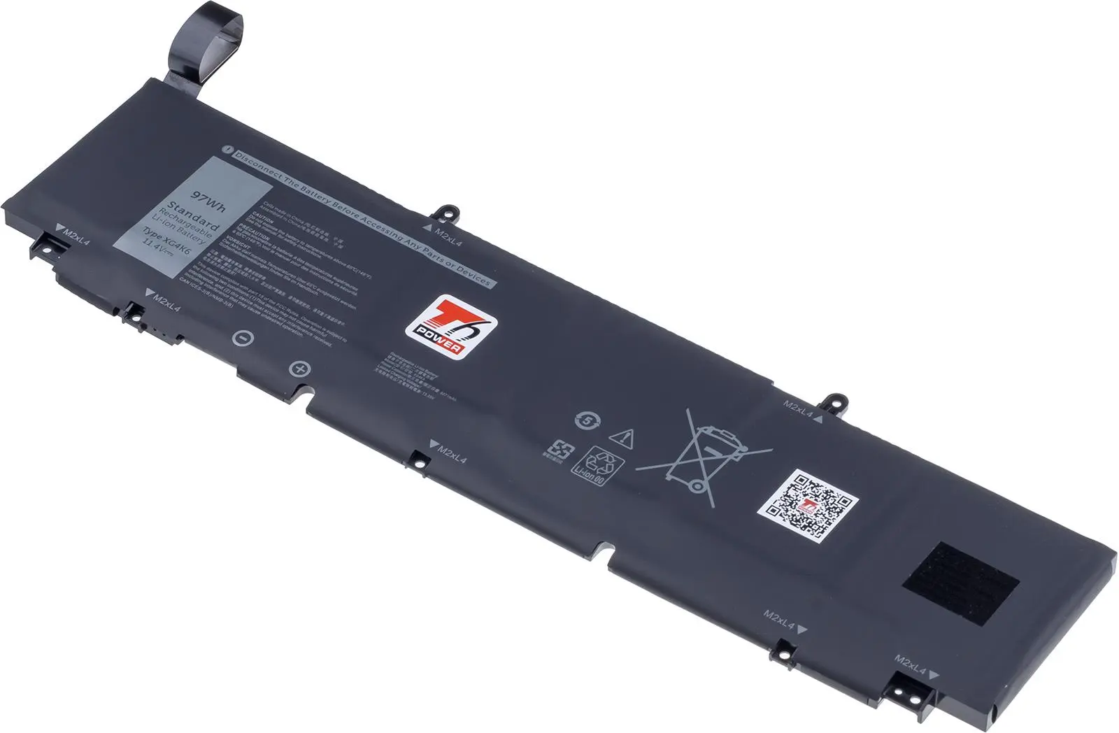 Baterie T6 Power pro Dell Precision 5750, 5760, XPS 9700, 9710, 9720, 8500mAh, 97Wh, 6cell, Li-pol