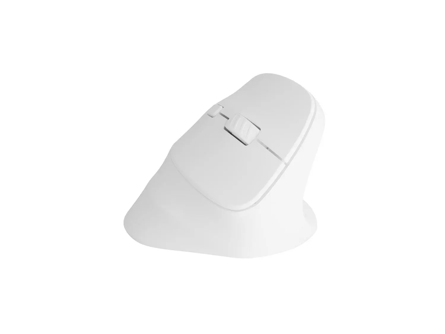 Bezdrátová myš Natec CRAKE 2/Kancelářská/Optická/2 400 DPI/USB+BT/Bílá/Vertikální/Optická/Pro pravák NMY-2257