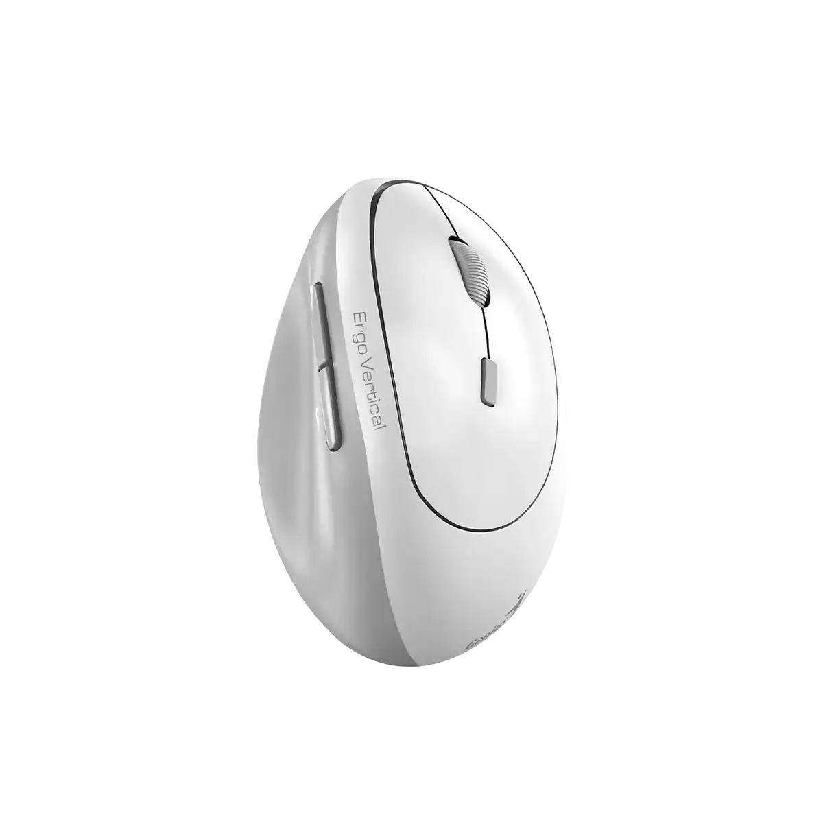 Genius Ergo 8350S, Myš, bezdrátová, optická, vertikální, 2400DPI, 6 tlačítek, tichá, Copilot,2,4GHz,Bluetooth 5.3, bílá