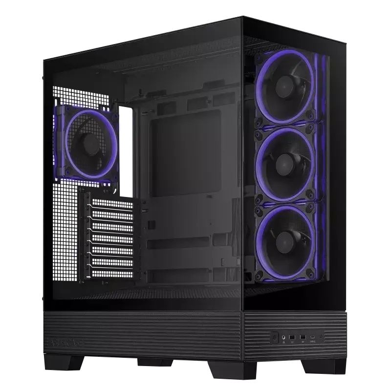 ASUS case A31 PLUS TG ARGB FANS black