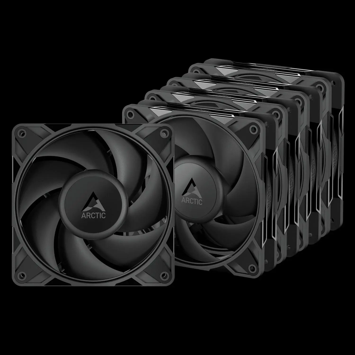 ARCTIC P12 Pro PST - 120mm PWM ventilátor s rozdělovačem kabelů (balení po 5 kusech)