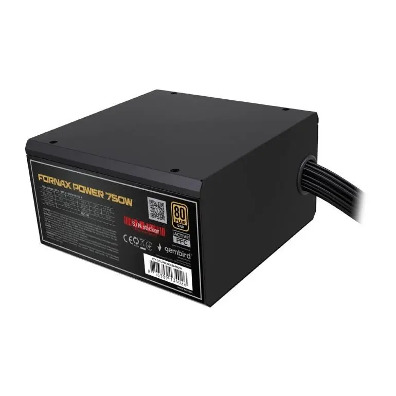 GEMBIRD FX 750W 80+ Bronze industrial