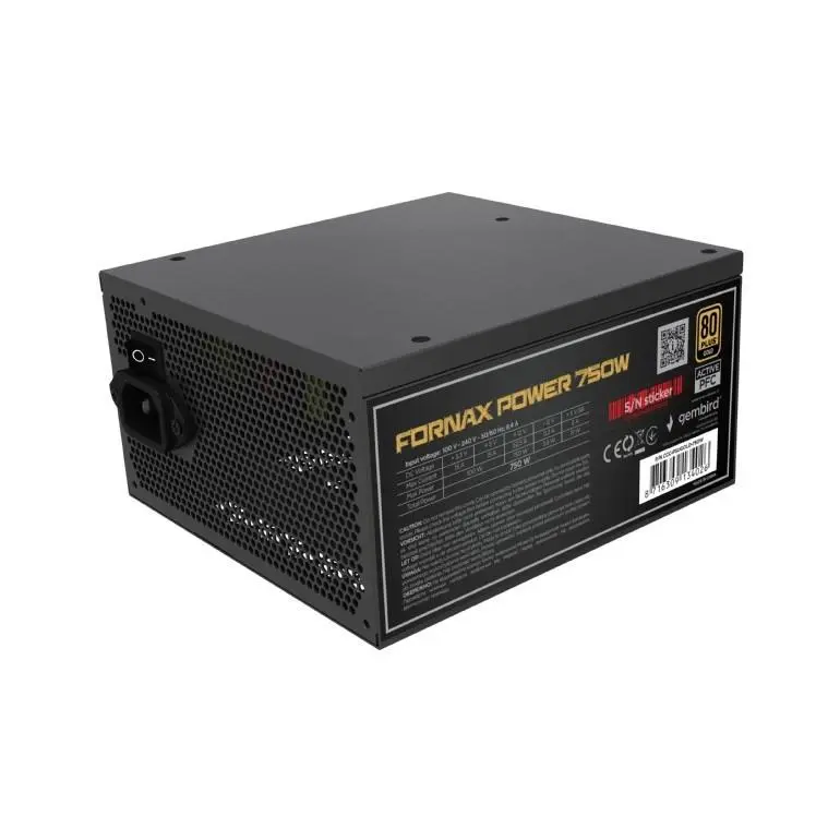 GEMBIRD FX modular 750W 80+ Gold ATX 3.1