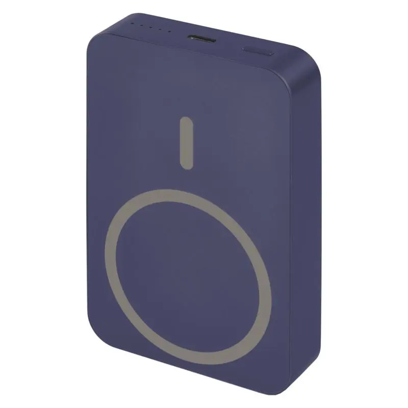 EMOS POWERBANKA WI 1046, bezdrátové nabíjení 20W, 10.000mAh, MODRÁ, 1xUSB-C