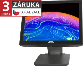 AerXPOS PP-9735, 15" 4:3 LCD LED, šedá, Win 11 IoT