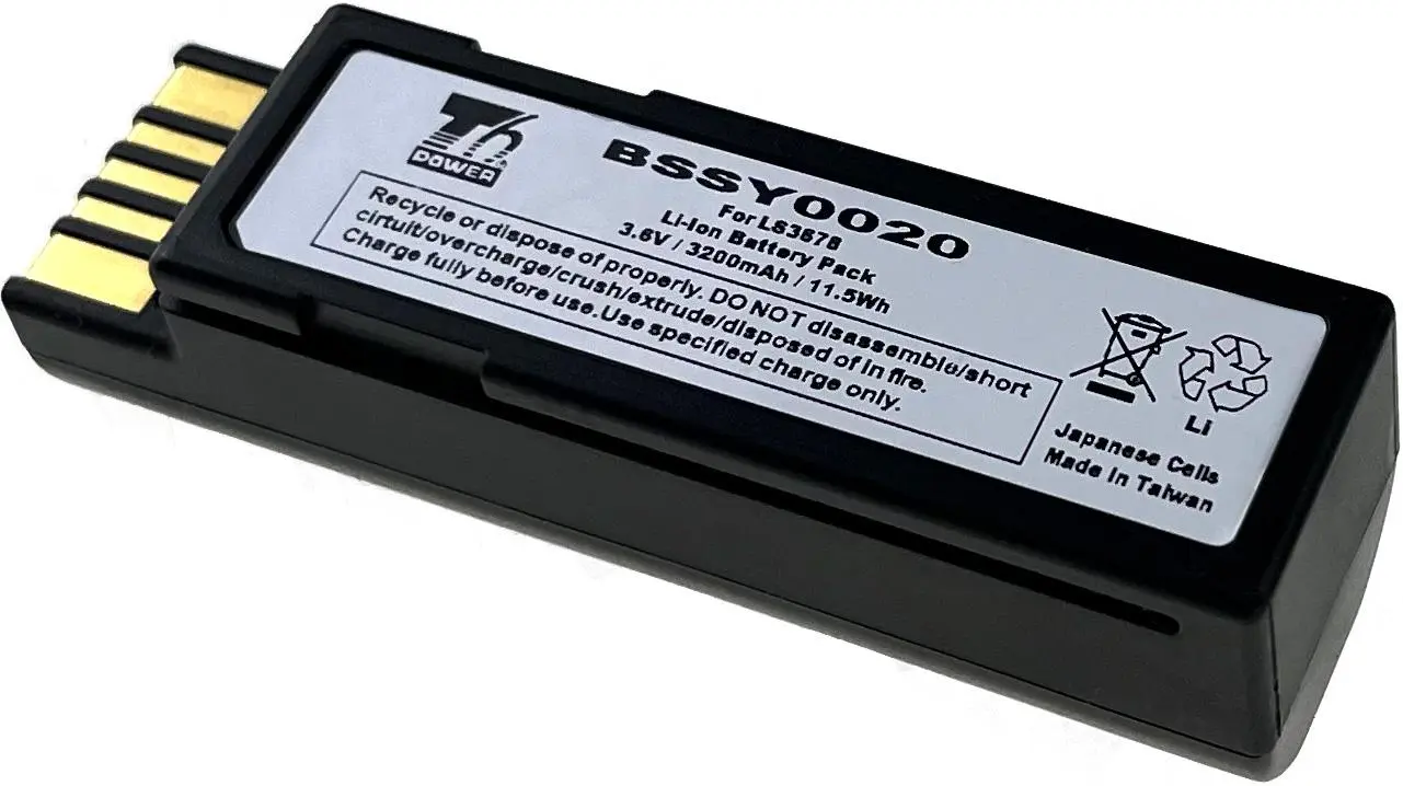 Baterie T6 Power pro Zebra LI3600, LI3608, LI3678, DS3600, DS3608, DS3678, 3200mAh, 11,5Wh, Li-ion