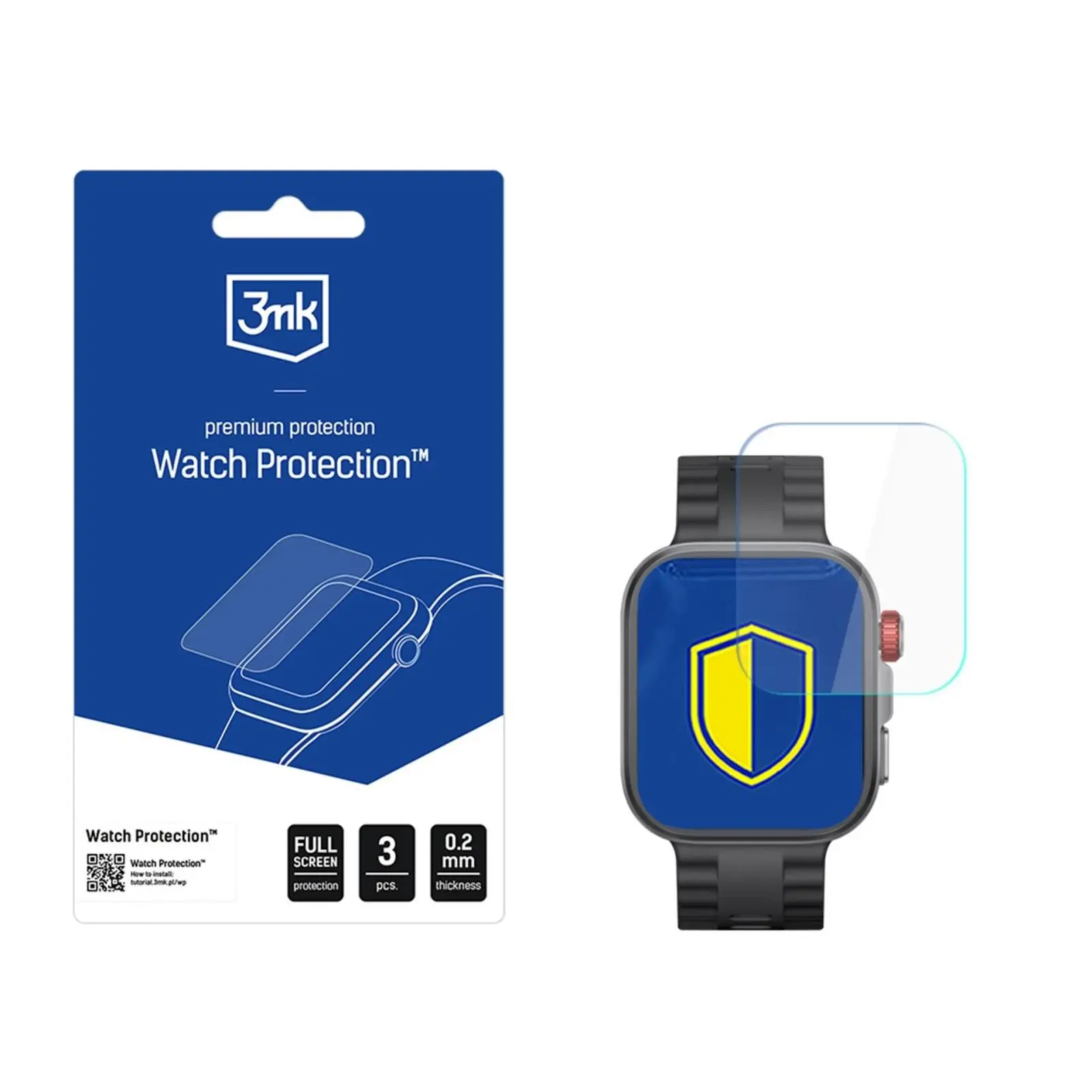 3mk hybridní sklo Watch Protection FlexibleGlass pro Huawei Watch Fit 4 Pro