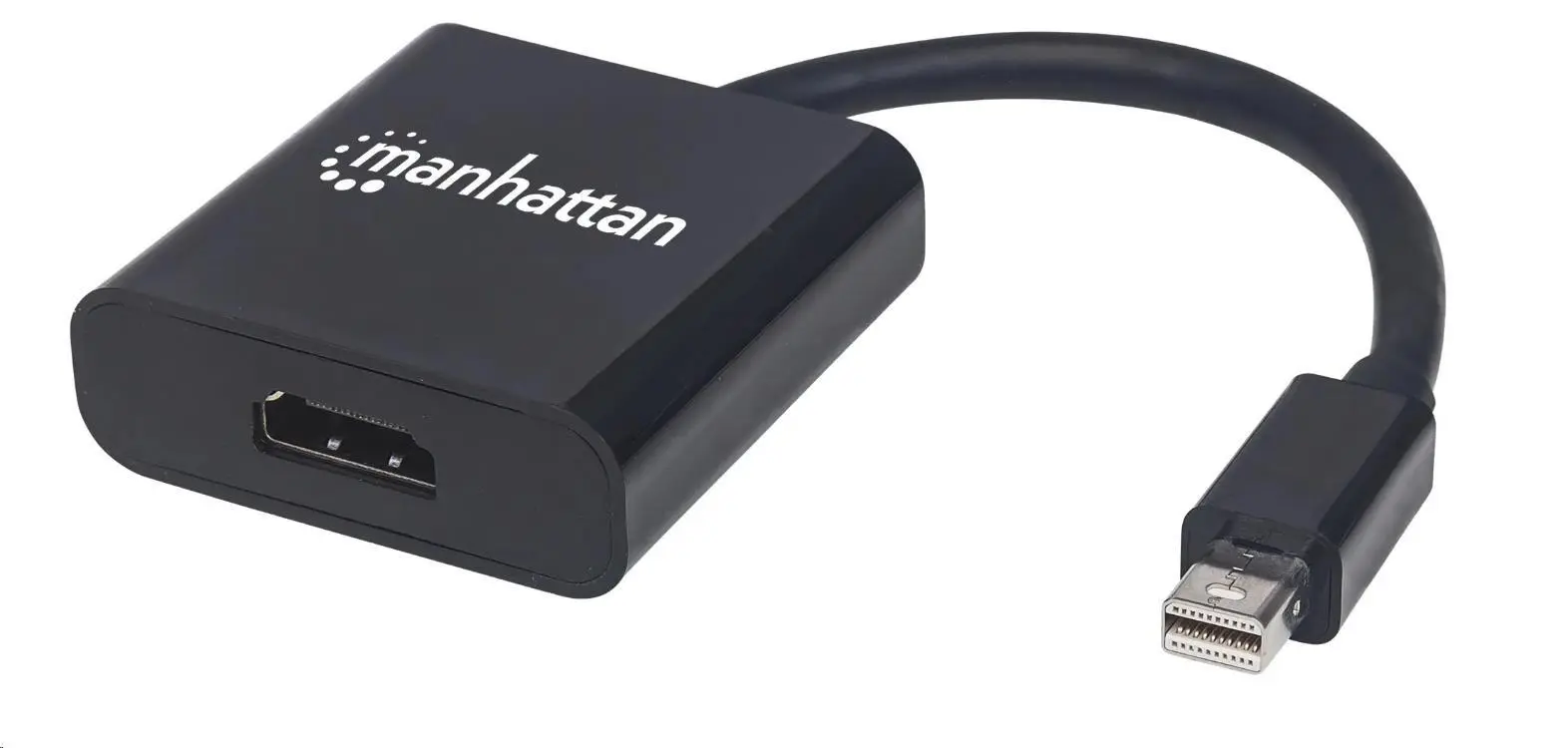MANHATTAN Adapter mini DP na HDMI, aktivní, černá