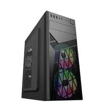 EUROCASE skříň ML N6-560B, ATX, 2x USB-A, 2x 120mm ARGB Fan, černá