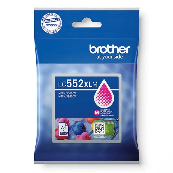 Brother LC-552XLM - inkoust purpurový XL
