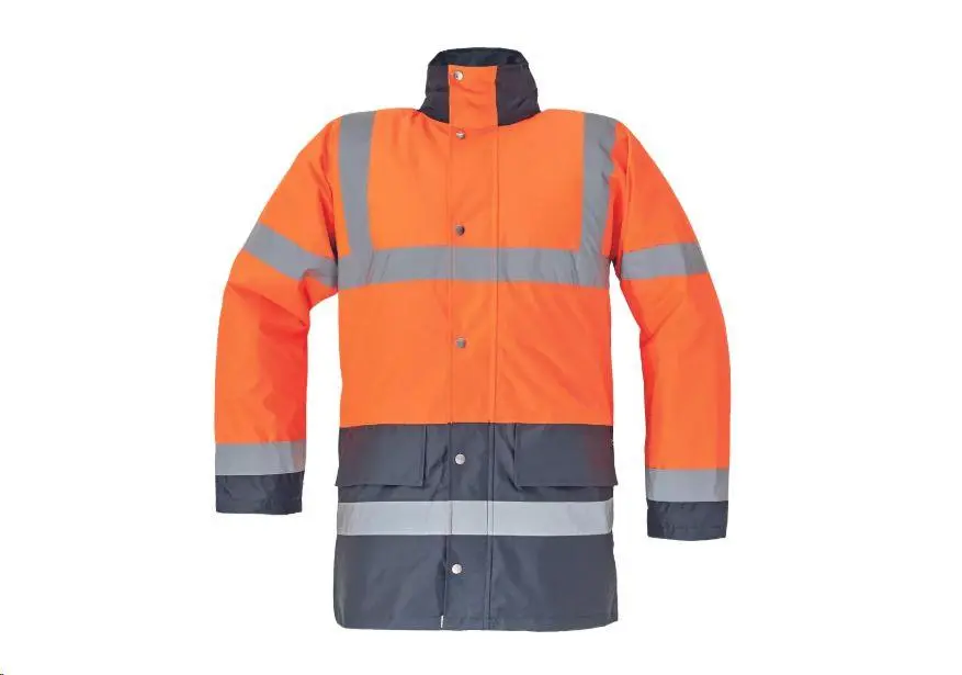 SEFTON bunda HV oranžová/royal 3XL