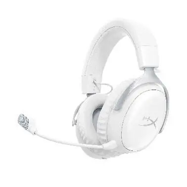 HyperX Cloud III S bezdrátová herní sluchátka bílá