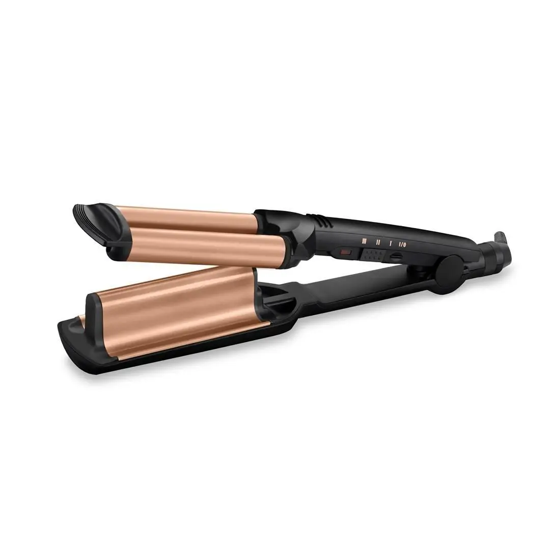 BABYLISS W2447E trojkulma na vlasy, keramický povrch, 3 nastavení teploty, automatické vypnutí, teplovzdorné pouzdro