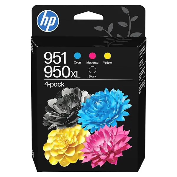 Sada inkoustů HP 950XL černá + 951 azurová, purpurová a žlutá (C3WK1AE#LS1)