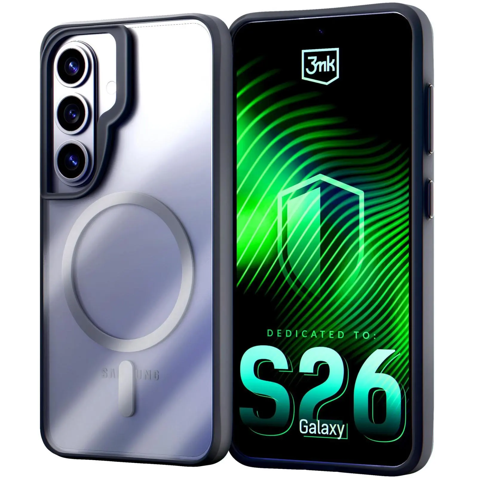 3mk - Satin Armor MagCase - Samsung Galaxy S26 - transparentní
