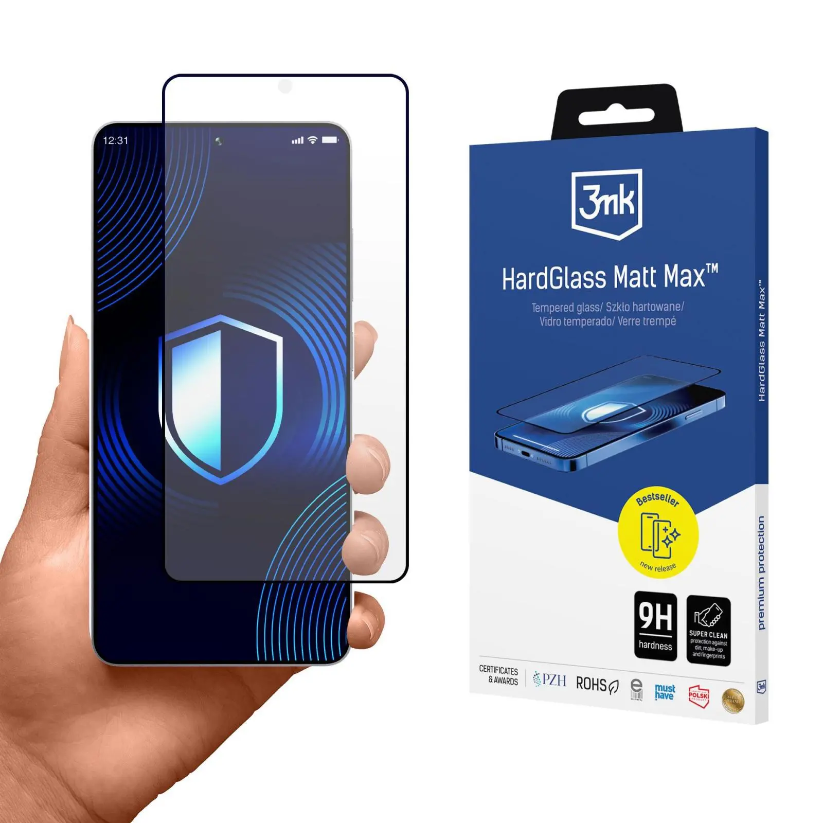 3mk tvrzené sklo HardGlass Matt Max pro Samsung Galaxy S26 Ultra