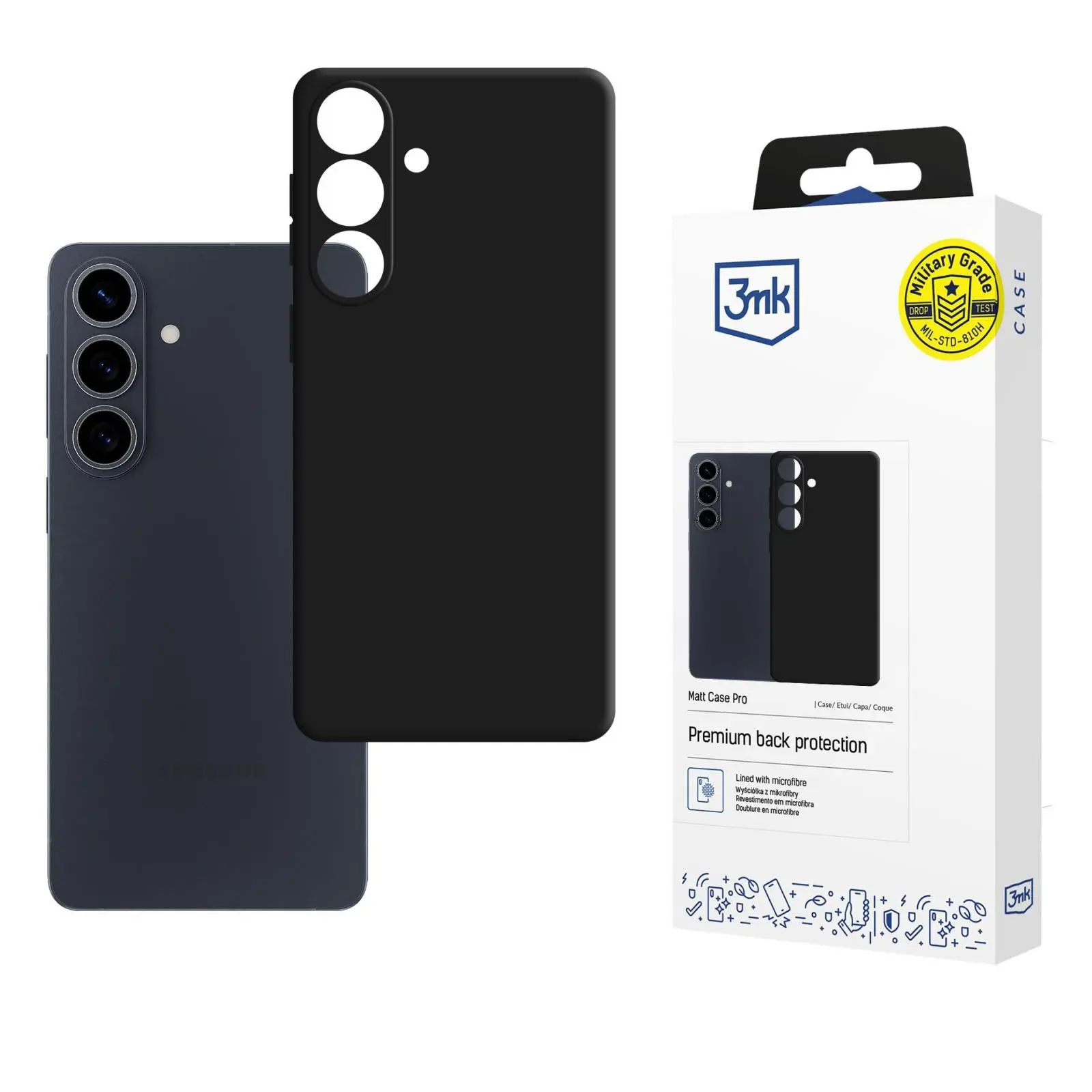 3mk Matt Case Pro pro Samsung Galaxy S26 Plusčerné