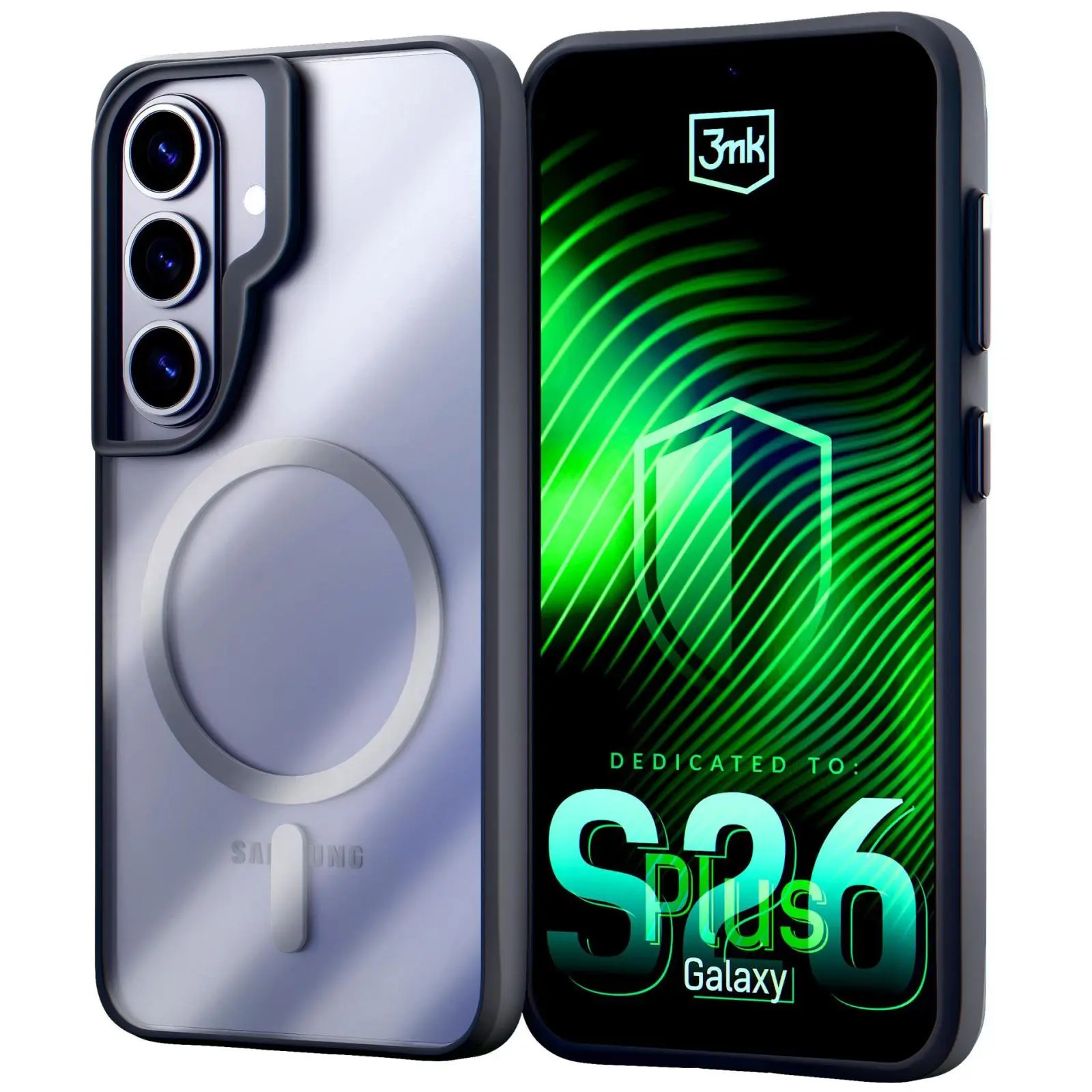 3mk - Satin Armor MagCase - Samsung Galaxy S26 Plus - transparentní