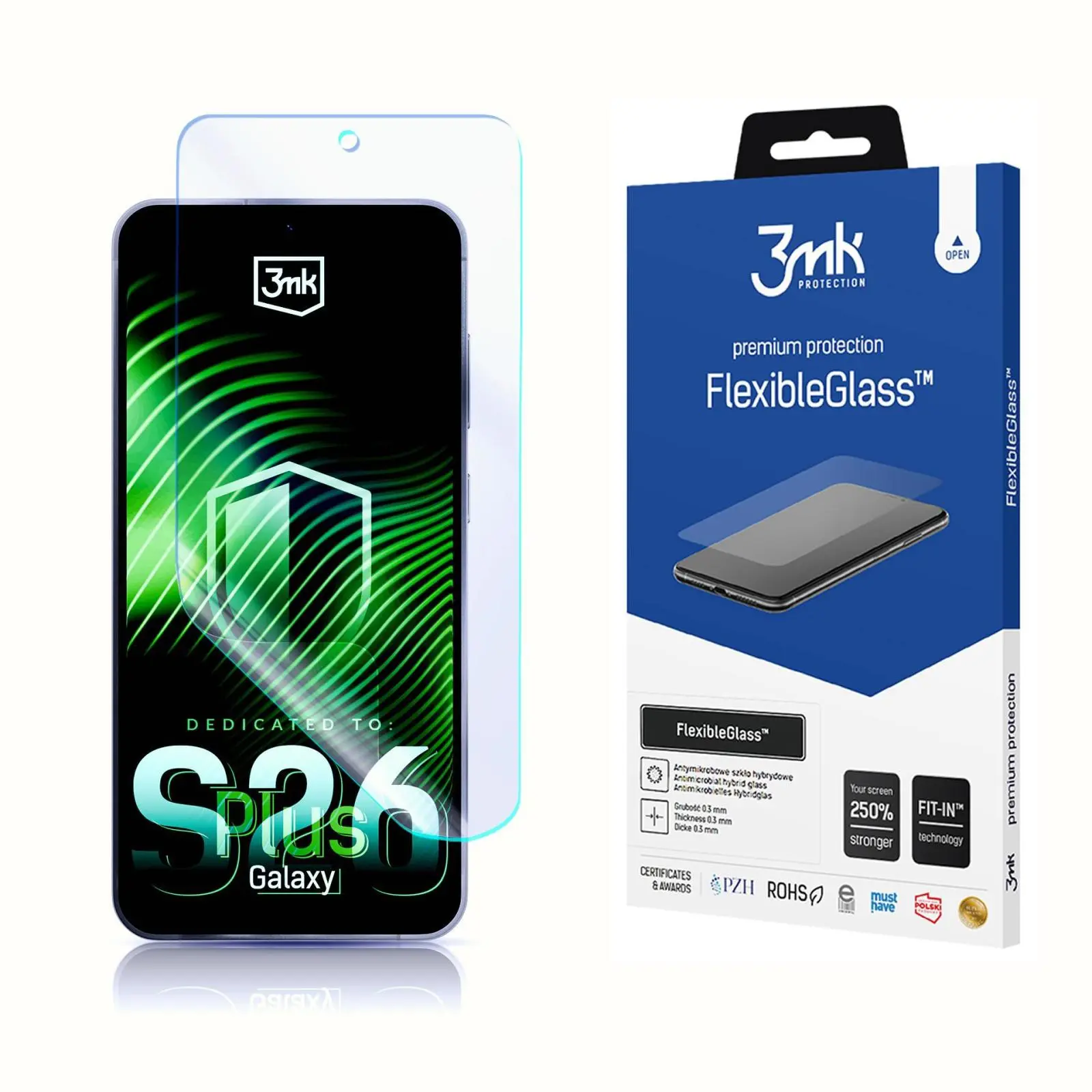 3mk FlexibleGlass pro Samsung Galaxy S26 Plusčiré
