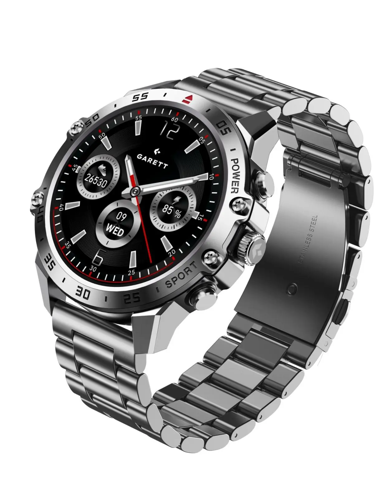Garett Smartwatch V14 Silver Steel