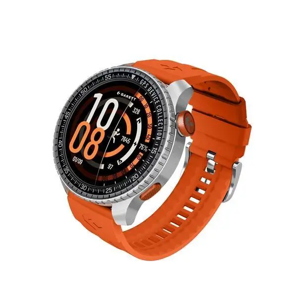 GARETT Smartwatch compass silver GPS chytré hodinky