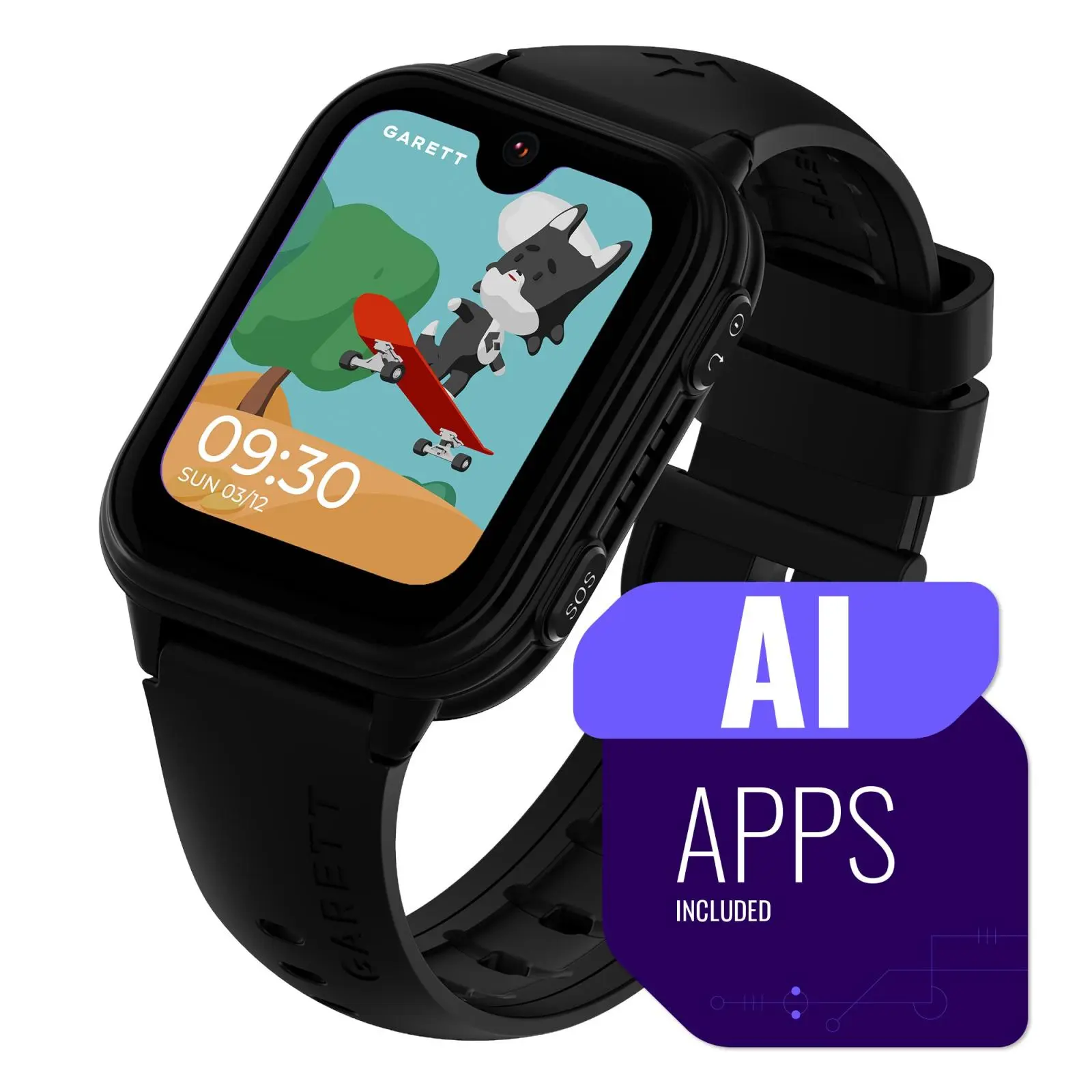 Garett Smartwatch Kids Vibe AI 4G Black