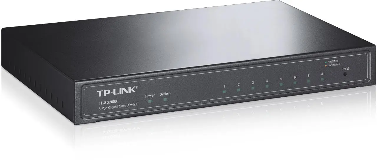 TP-Link OMADA JetStream switch TL-SG2008 (8xGbE, fanless)