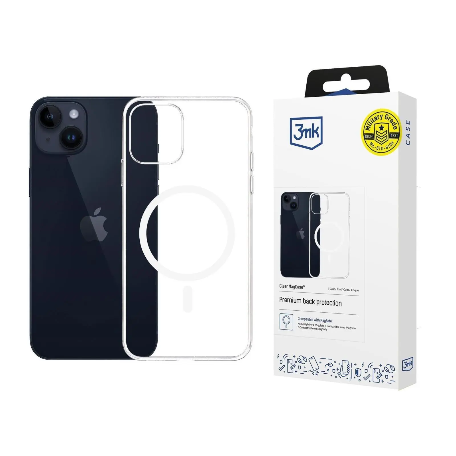 3mk Clear MagCase kryt Apple iPhone 17 Pro