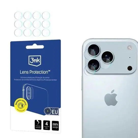3mk Lens Protection (4 ks) iPhone 17 Pro průhledný