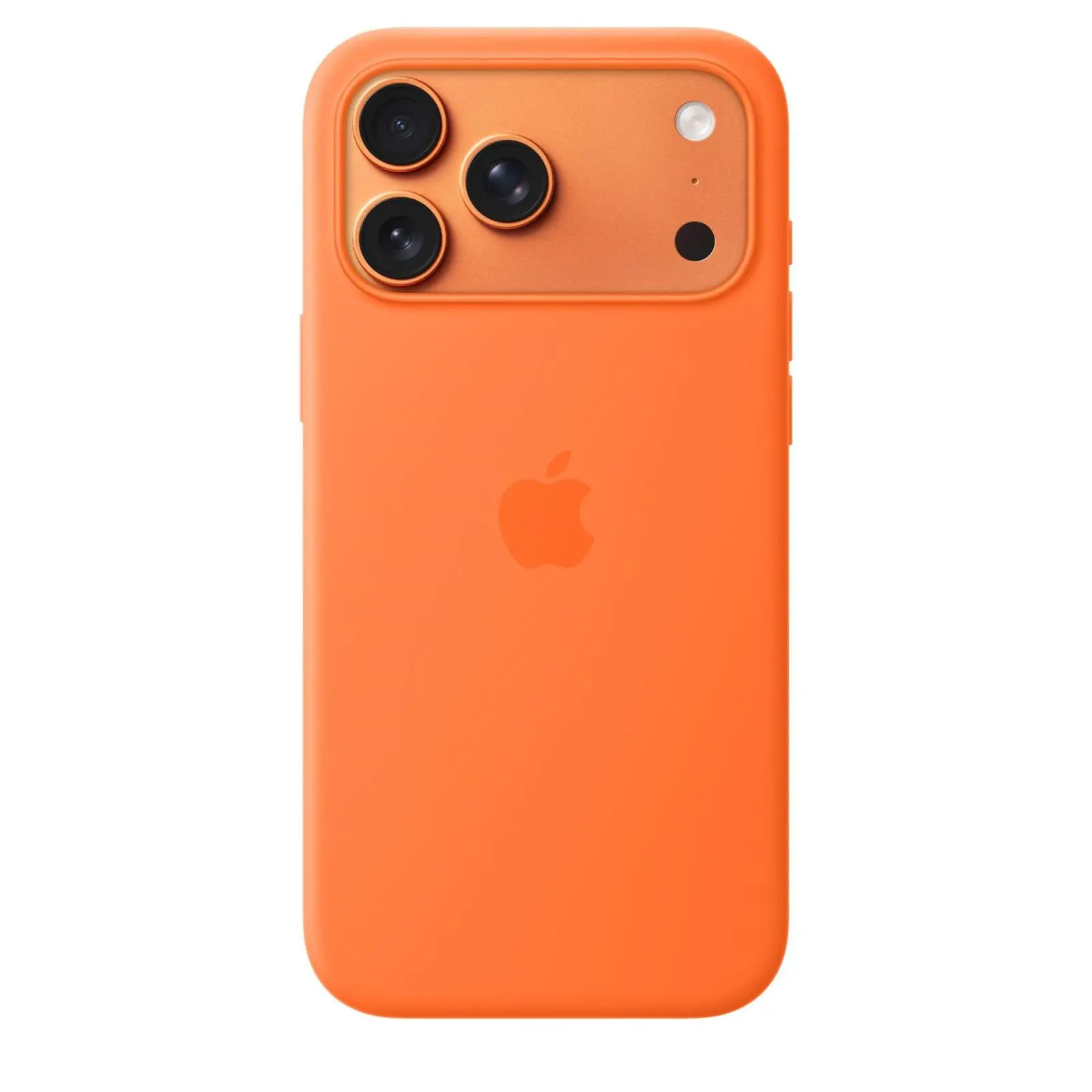 Silikonový kryt na iPhone 17 Pro Max Apple s MagSafe - oranžový