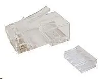 Solarix Konektor RJ45 CAT6 UTP 8p8c nestíněný skládaný na licnu / 100 ks KRJ45/6