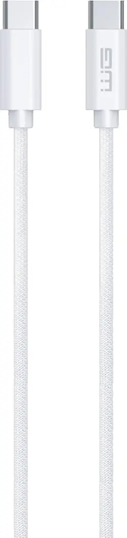 WG Datový kabel type-C/type-C, 3 A, bílý, 2 m