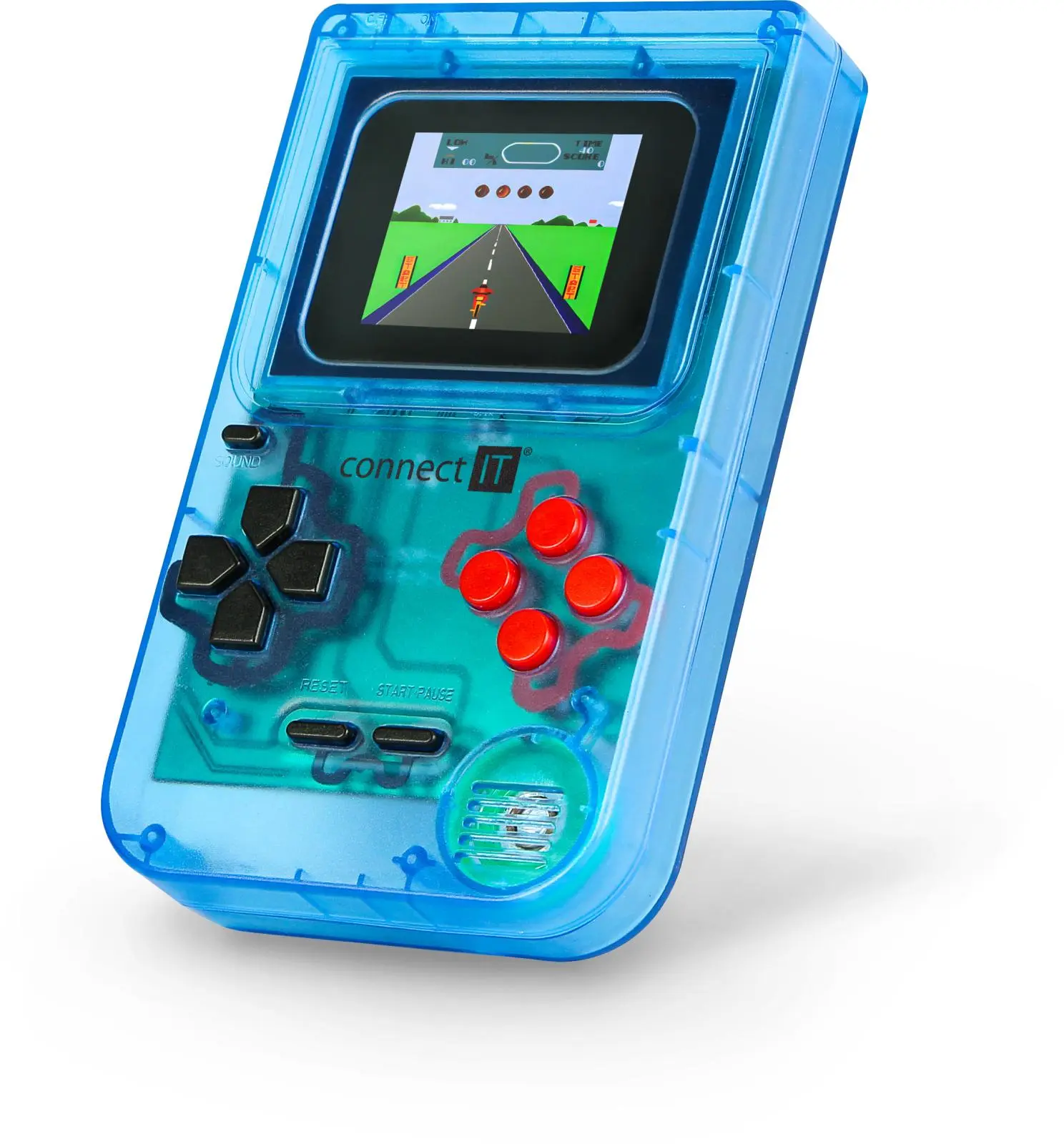 CONNECT IT RetroBit 168-in-1 herní konzole MODRÁ