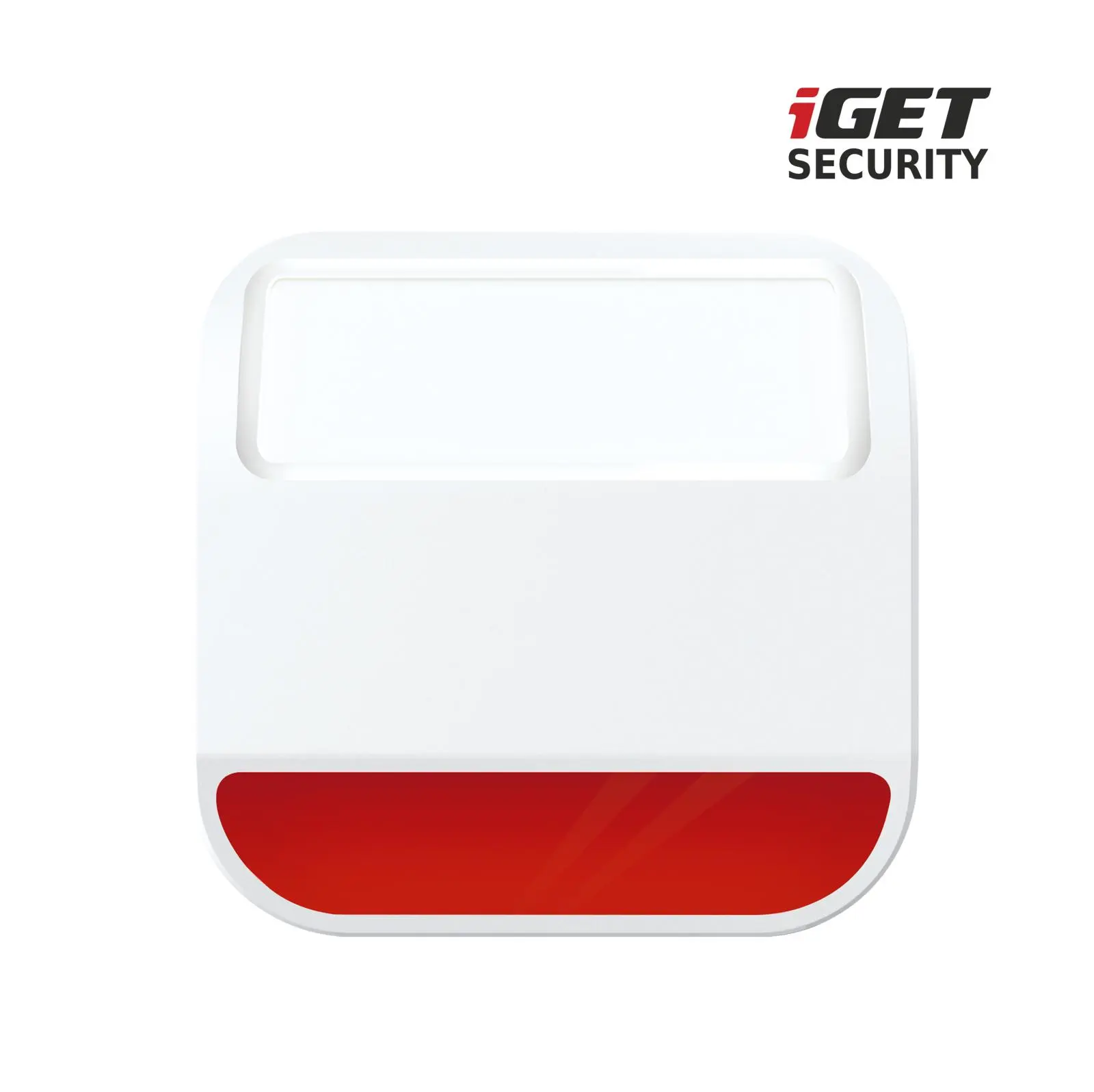 iGET SECURITY MP11 - Bezdrátová venkovní siréna pro alarm iGET SECURITY M6, napájení bateriemi nebo nap. adaptérem