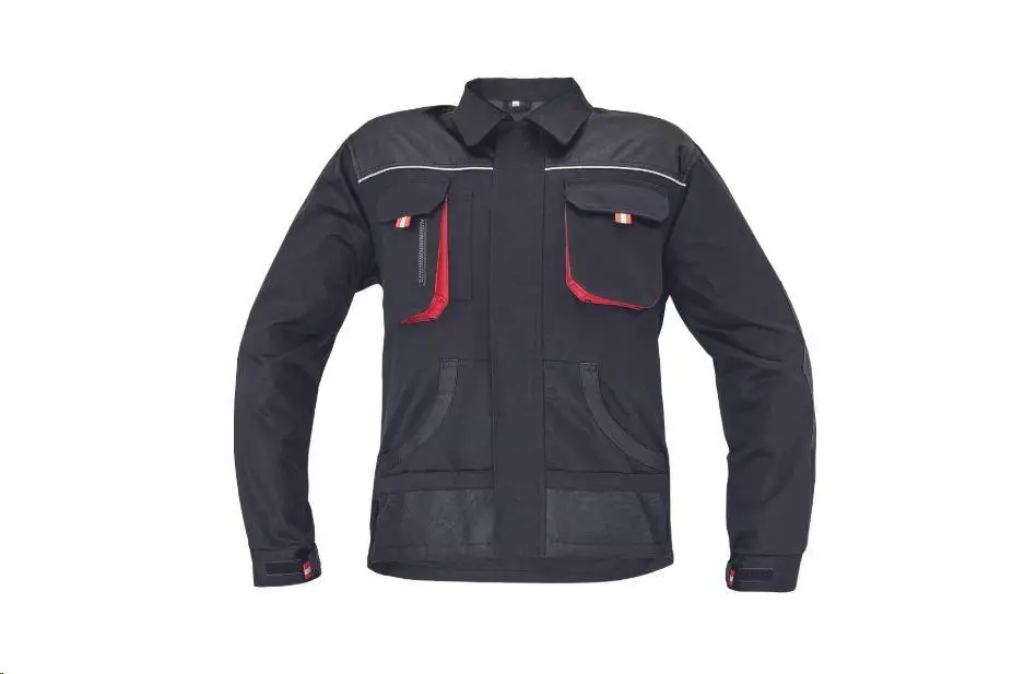 FF CARL BE-01-002 bunda černá/červená 58