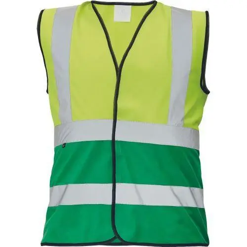 LYNX DUO vesta žlutá/zelená 3XL