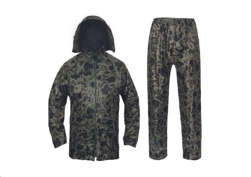 CARINA oblek s kapucí camouflage - L