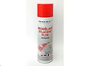 ARMOR Stlačený vzduch plyn MORE (400g), plyn nezamrzá, nekondenzuje, je nehořlavý NEW model ES č. 517/2014